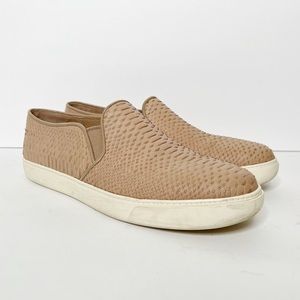 Cole Hahn Pink Snakeskin Slip On Fashion Sneakers Size 10 Women’s